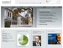Tablet Screenshot of dgrv.de